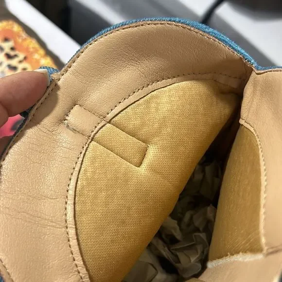 Just arrived blue denim cowboy boots - Picture 11 of 13